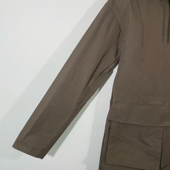 Nike Tech Women's Green Full Zip Hooded Fishtail Shell Parka Size S #859541-325 - Picture 5 of 12